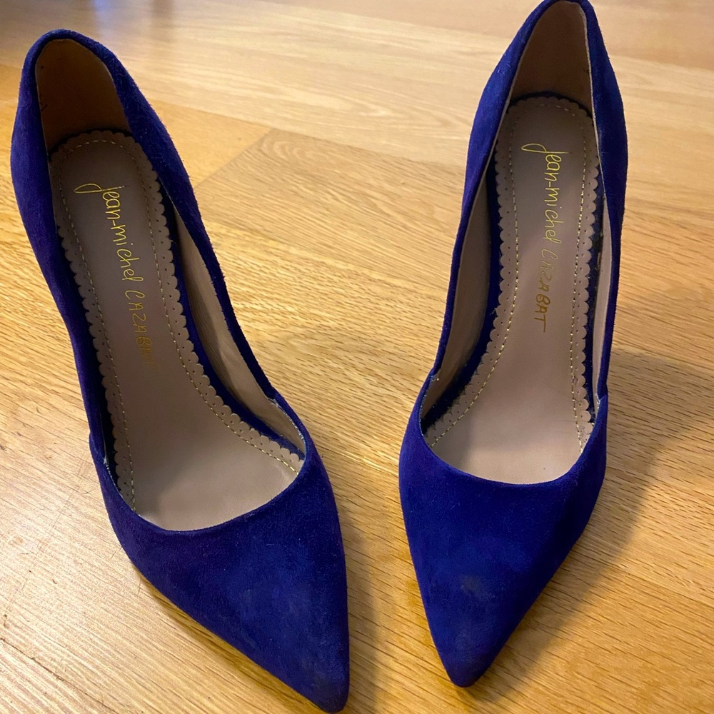Jean-Michel Cazabat suede pumps. Size 36 1/2